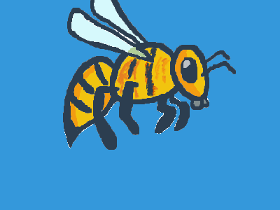 Highest quality bee I could draw