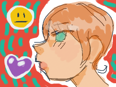 Sketch(made outline in background cz dum