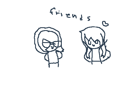 friends (onxy and ash)