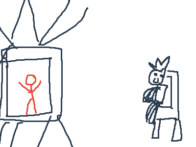 I copy someone in my way