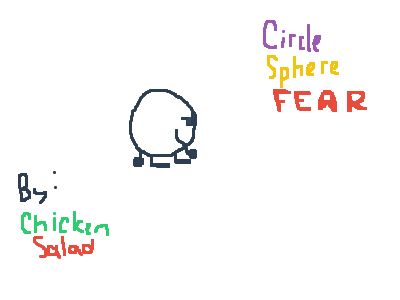 ¨Circle, Sphere, Fear.¨ - Original