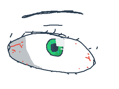 EYE BLINK except it's turning unrealistic