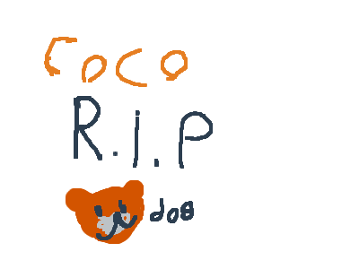 RIP my dog coco
