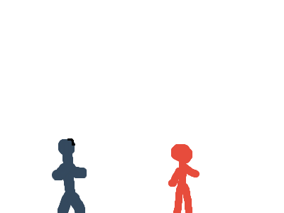 INK Monster vs gun man