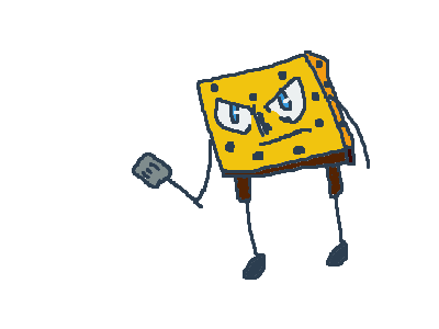 sponge bob anime sorry got lazy
