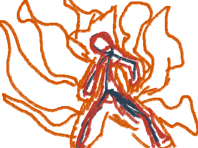 9 tails fight but with jin mori kicks