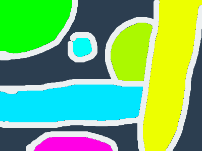 flashing neon colors