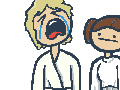 Luke after an old dude who he knew for 5 minutes d