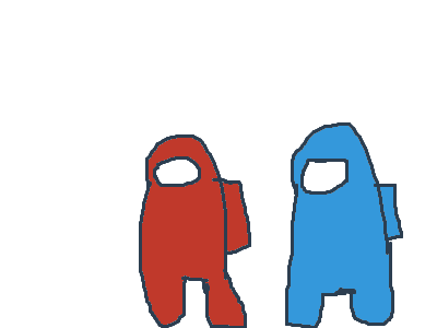 eveone knows the imposter(blue)