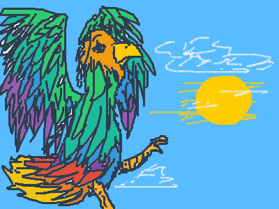 RAINBOW bird
