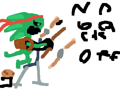 Part of kindergarten choas