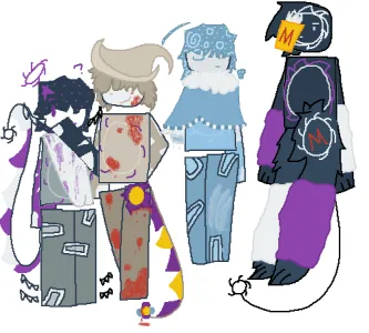 ALL 4 OF THEM WITH REDESIGNS (Cult Cast)