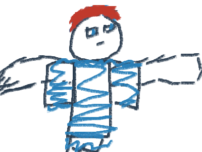 My roblox oc in tatakai with a mode