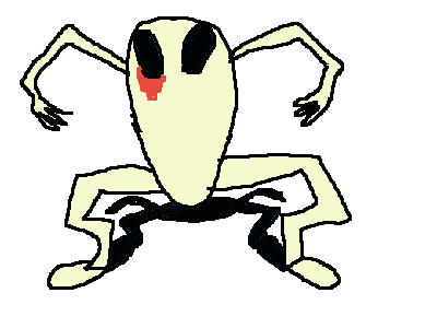 Blood eye (scary moster i made)