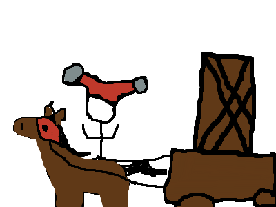 Cicero-doodle (If you play skyrim this makes sense