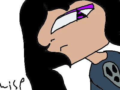 wisp as human//
