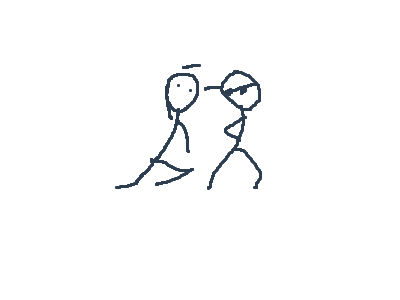 cool guy vs random dude