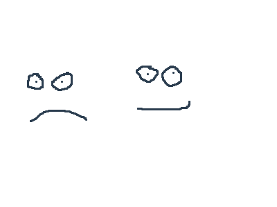 moof happy, moof sad