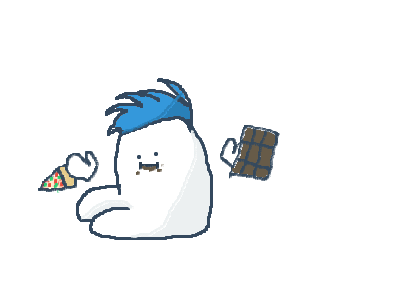 eatin chocolate and pizza cuz im a fatty lmao