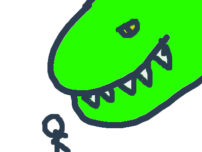 Opening Dinosaur mouth