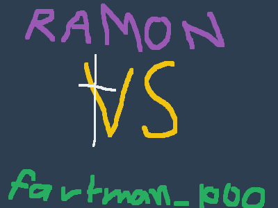 @Ramon VS @fartman_poo