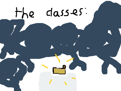 each class got one slice of apple pie