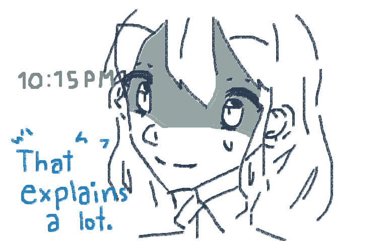 wondered why no one was on & then checked the time