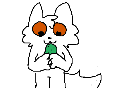 murzik eats a cucumber