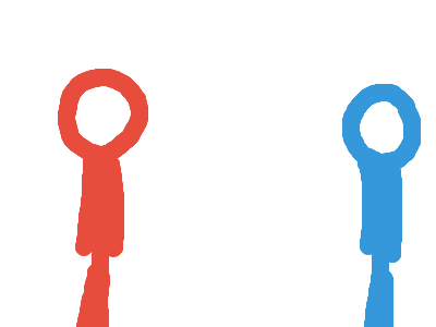Red vs blue