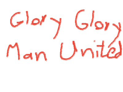 glory glory man united