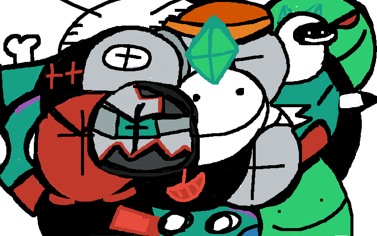 All my monstrosities in one drawing