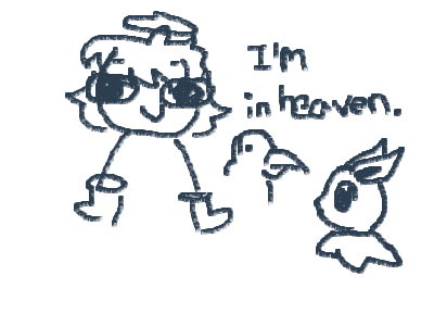 so i got a parrot and an eevee plush