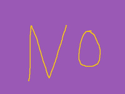 no u