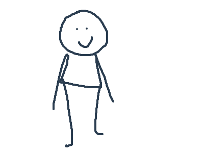 You saw him run? i didn't..