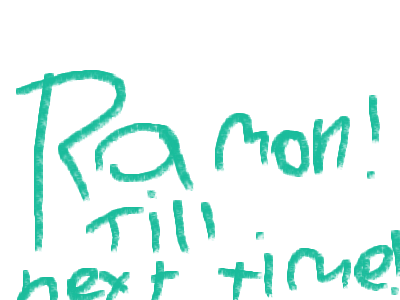 the egg winner is...RAMON!!!