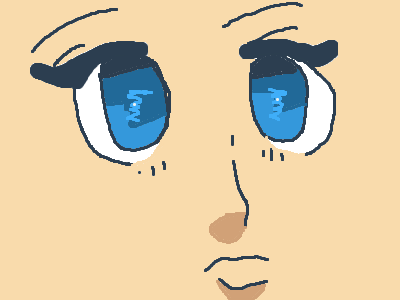 Anime eyes blinking cuz why not