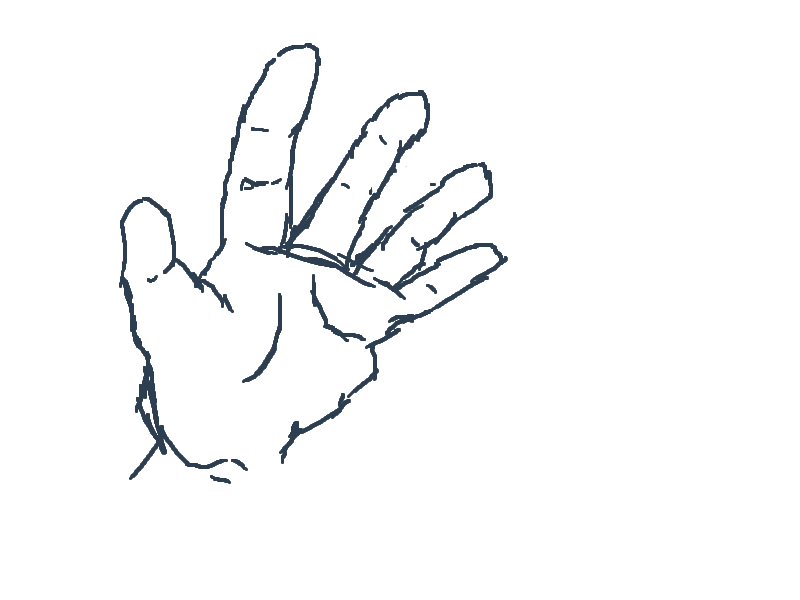 Hard to draw hands on Theanimator