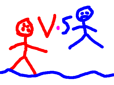 RED V.S BLUE ROBOT MODE