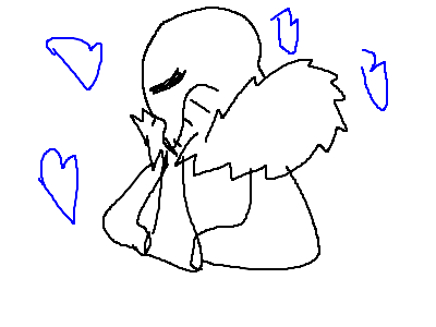 Im a sans fangirl lol Hes mine forever <3