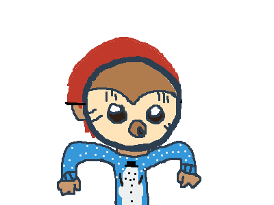 So I made a hooty mask...