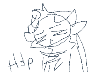 Even though I'm used to drawing with my finger in