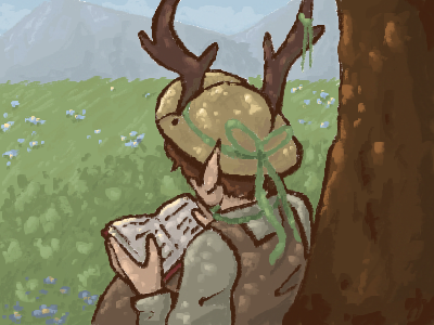 Beneath the willow tree