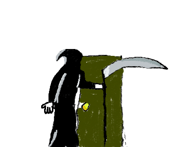 comment drawing 2 : death is at the door