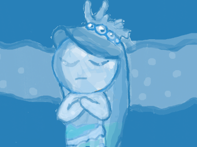 frozen sea fairy (losing emote)