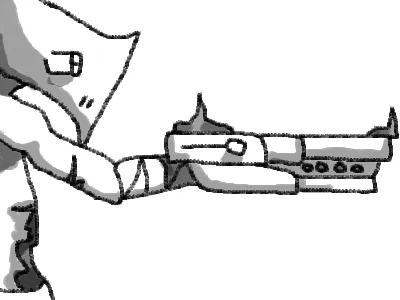 Axe-head post-man