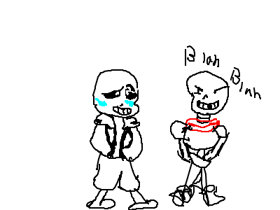 chibi sans and papyyrus