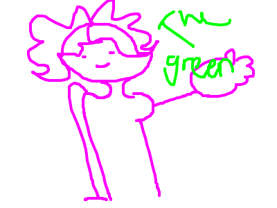 im good friends with the color green now