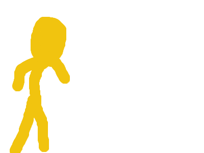 arrow and stickman