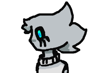 silver axolotl (my oc empty