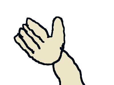 me trying to traw a hand